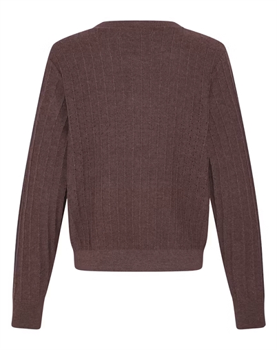 Fransa - FRVanessa Cardigan - Rum Raisin Melange